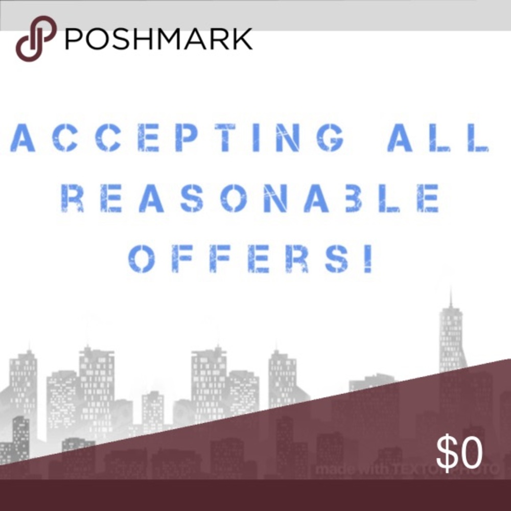 Make an offer and we can chat